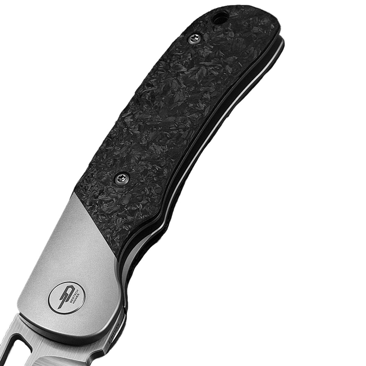 Складаний ніж Bestech Knives Syn - Titanium / Marble Carbon Fiber