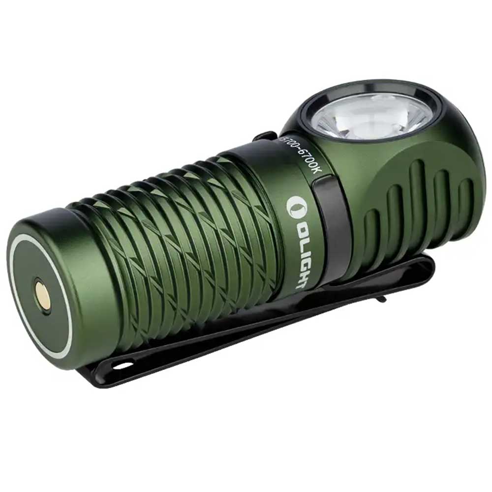 Latarka czołowa i kątowa Olight Perun 2 Mini Neutral White OD Green z opaską - 1100 lumenów