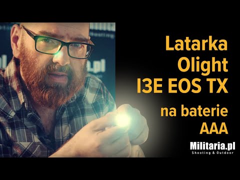 Latarka Olight I3E EOS Vibrate Orange - 90 lumenów
