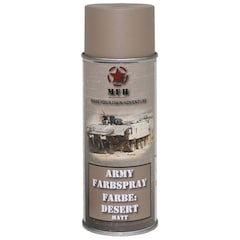 Farba wojskowa w sprayu MFH 400 ml - Desert (RAL1019)