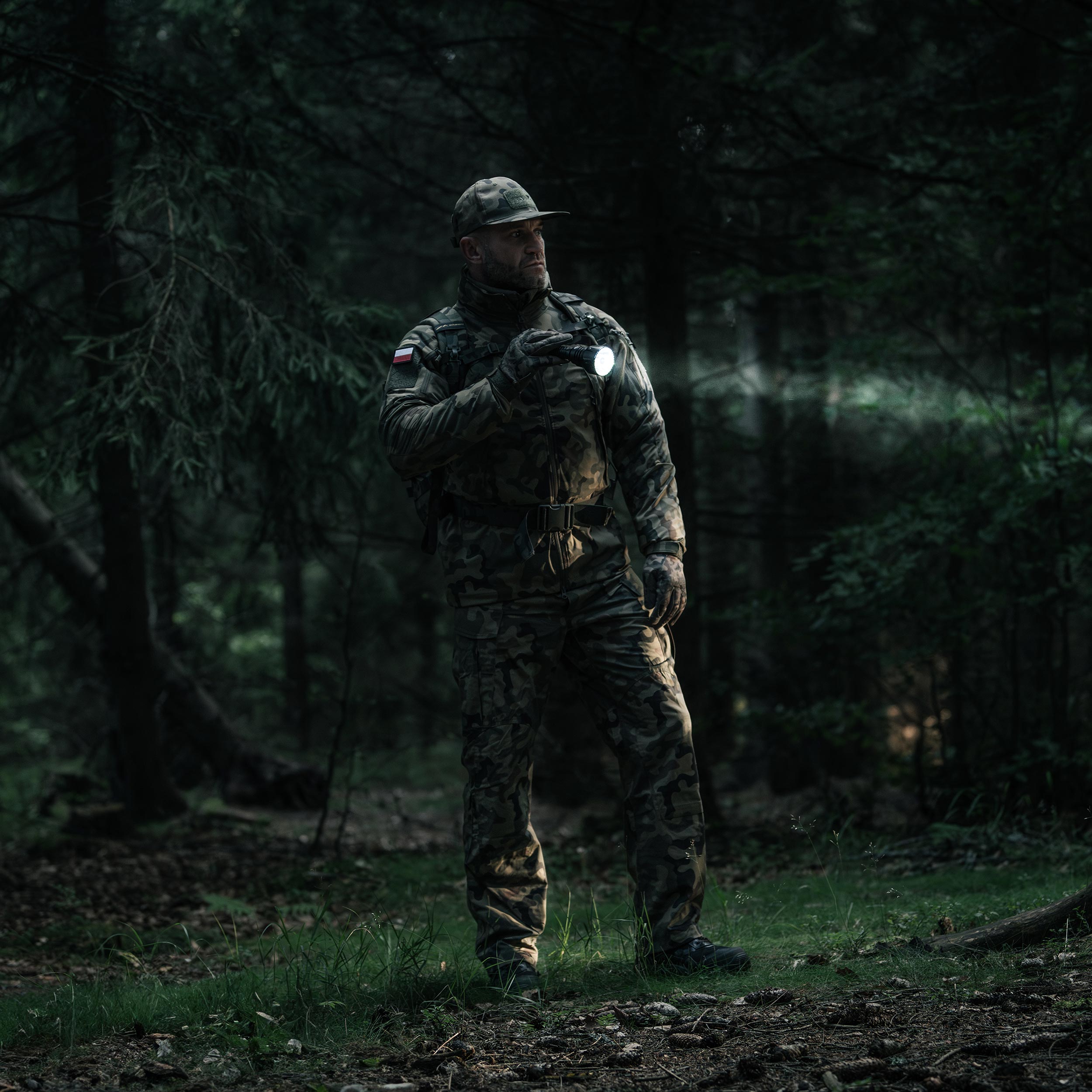 Czapka z daszkiem Texar Rip-Stop - wz.93 Pantera PL Woodland