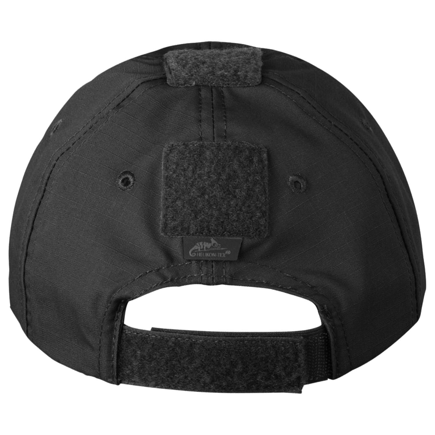 Czapka z daszkiem plus velcro Helikon-Tex PolyCotton Rip-Stop - Black