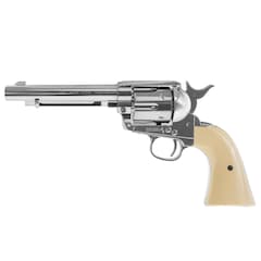 Wiatrówka - rewolwer Colt Single Action Army 45 Peacemaker Nickel 4,5 mm