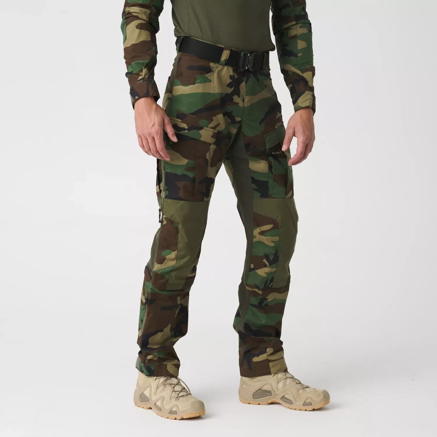 Штани Helikon MCDU Polycotton Stretch Rip-Stop - US Woodland / Olive Green