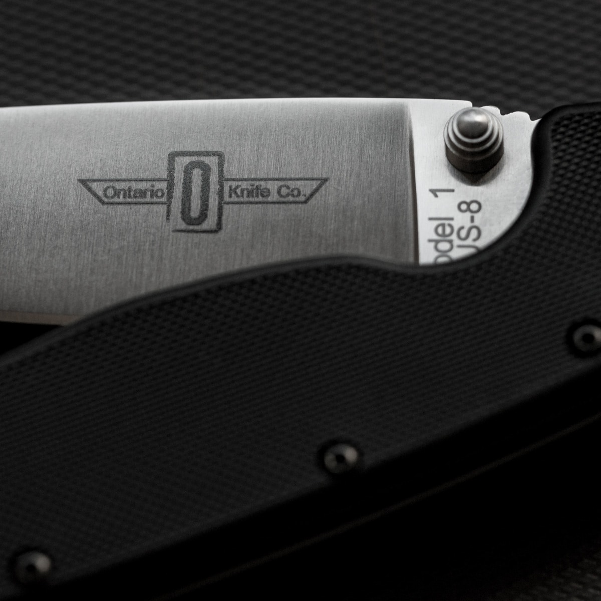 Складаний ніж Ontario RAT 1 Folder Silver Plain Black Handle