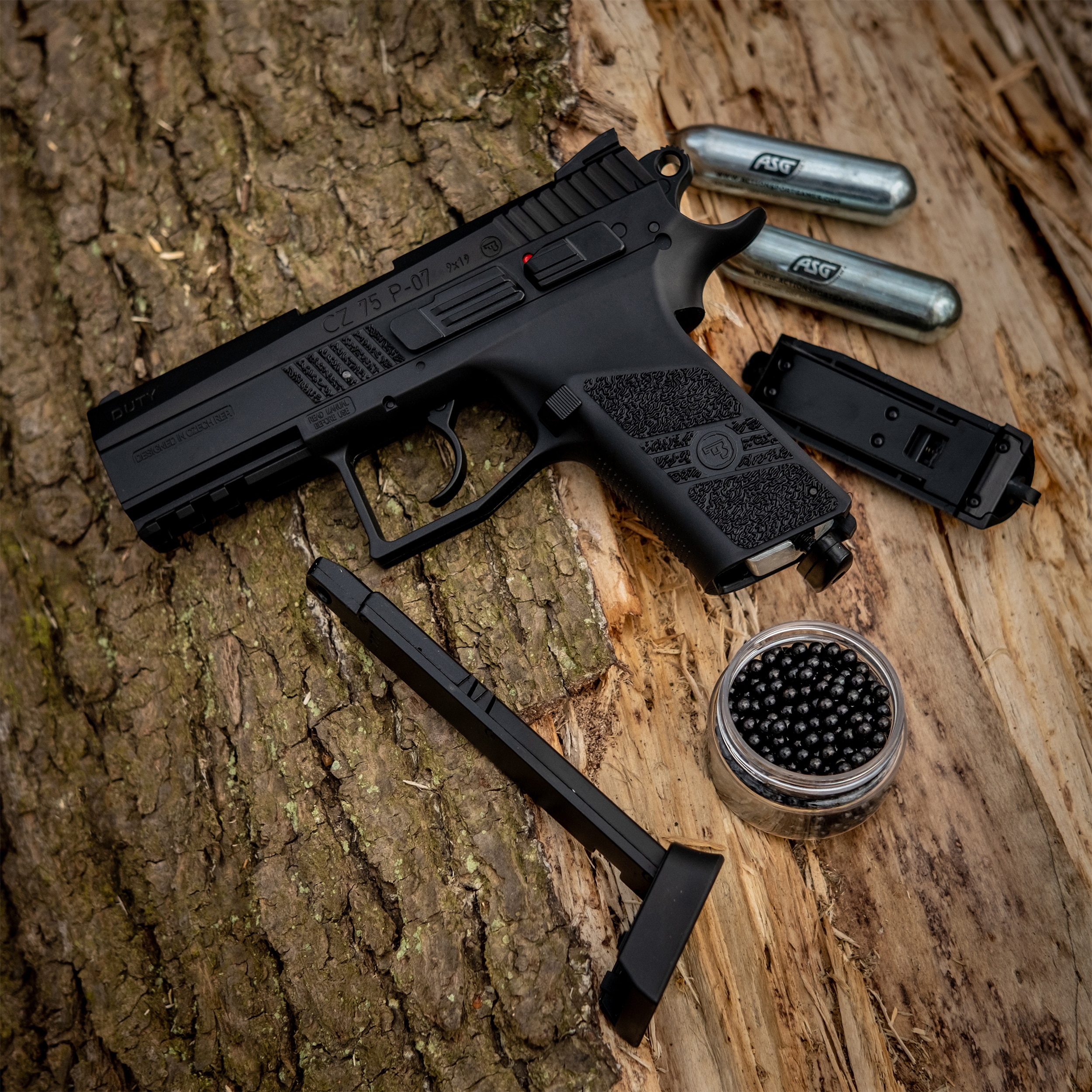 Wiatrówka CZ 75 P-07 Duty Blow-Back 4,5 mm