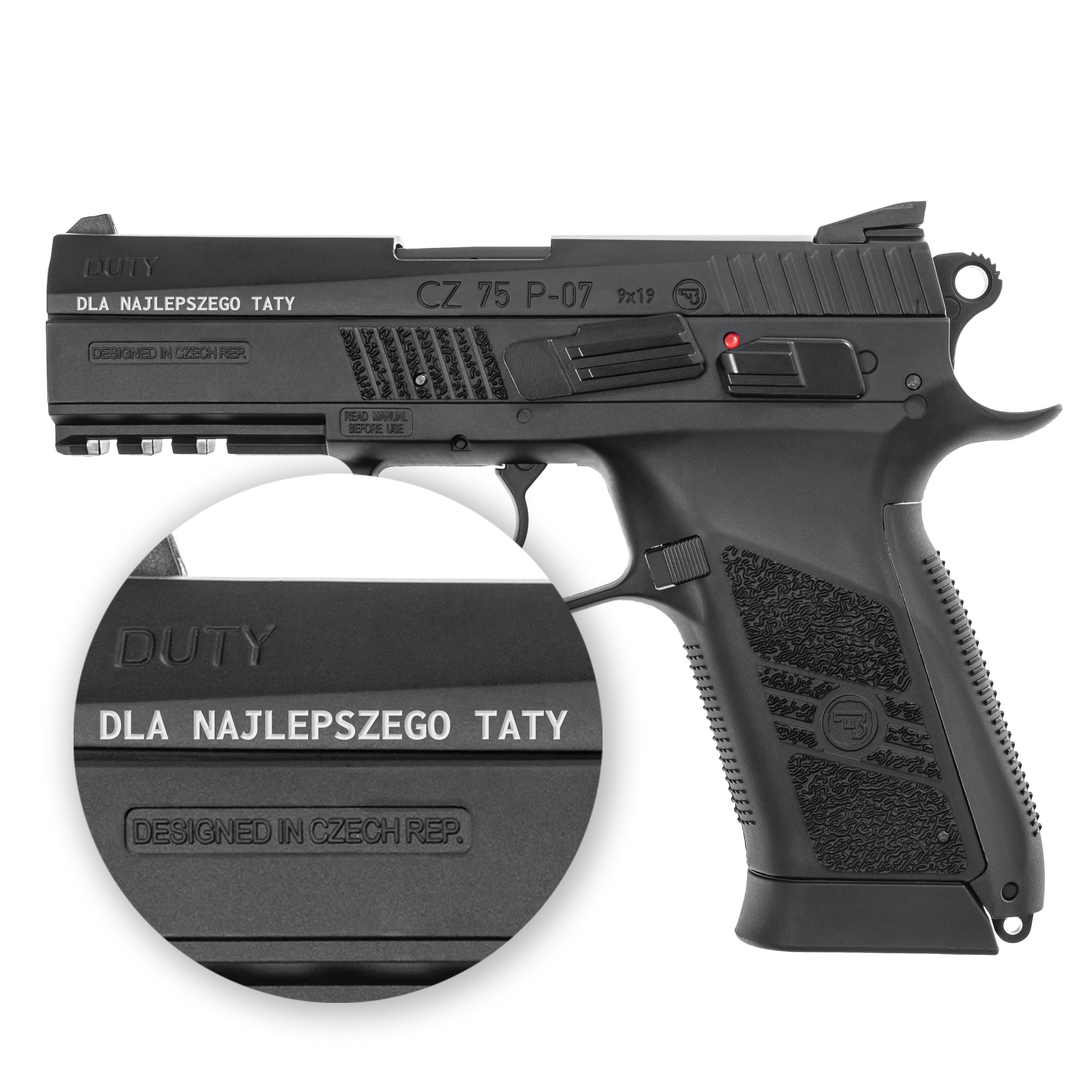 Wiatrówka CZ 75 P-07 Duty Blow-Back 4,5 mm