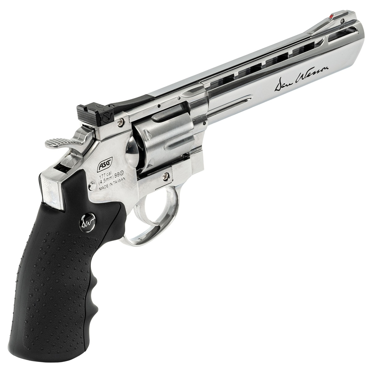 Wiatrówka - rewolwer Dan Wesson 6'' BB 4,5 mm Silver