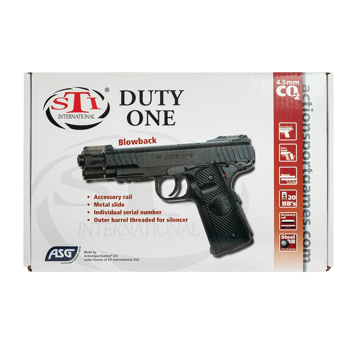 Wiatrówka STI Duty One Blow Back 4,5 mm