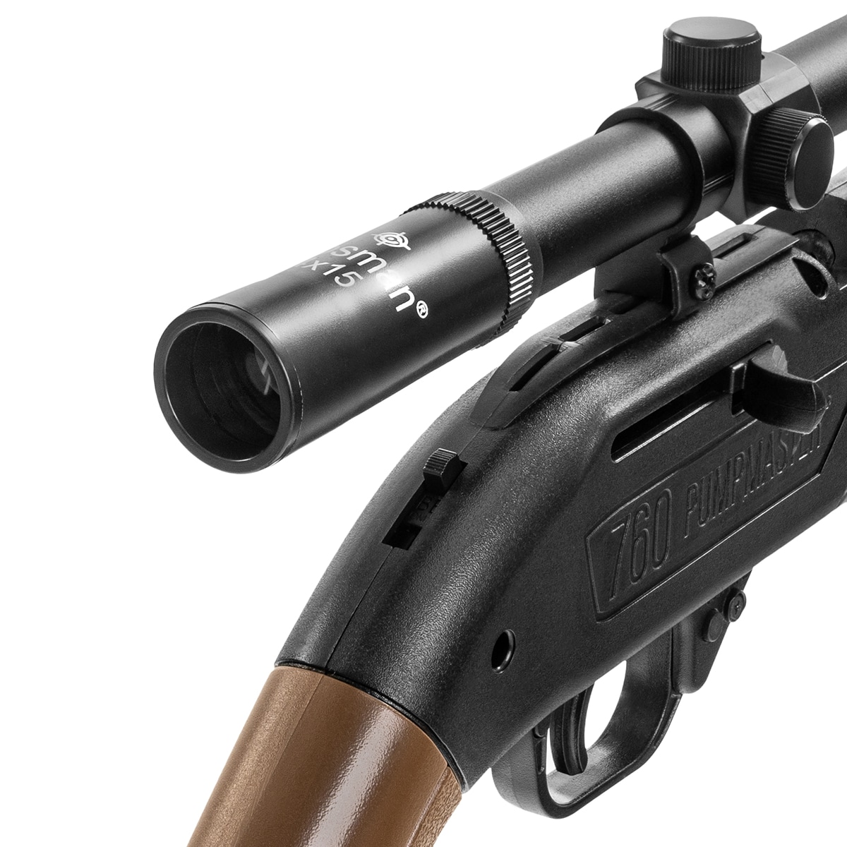 Crosman 760 Pumpmaster 4.5 mm Air Rifle with 4x15 mm scope + set