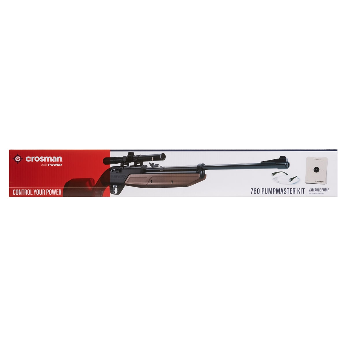 Crosman 760 Pumpmaster 4.5 mm Air Rifle with 4x15 mm scope + set