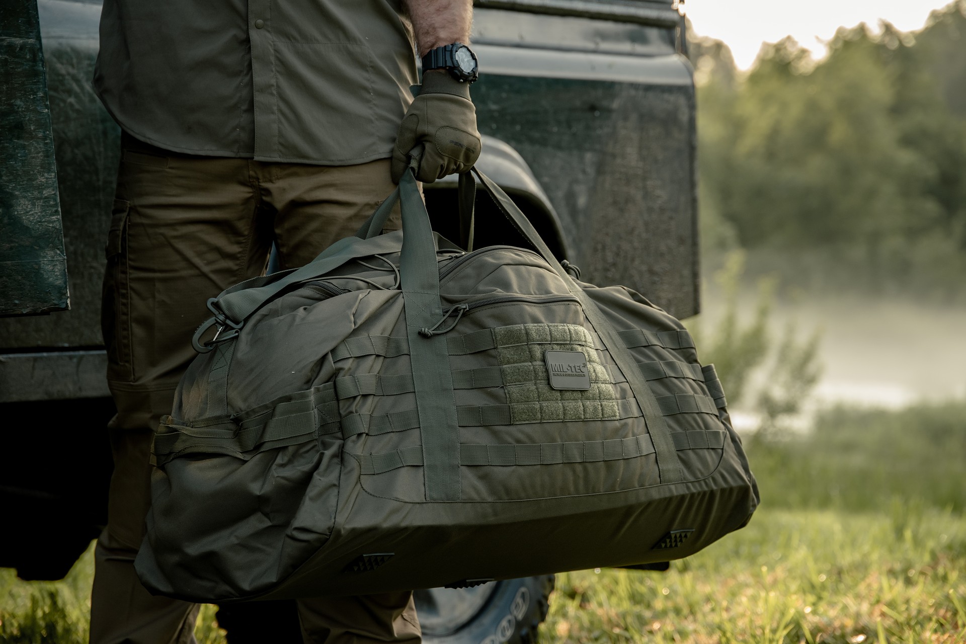 Torba Mil-Tec US Combat Parachute Cargo Large 105 l - Olive