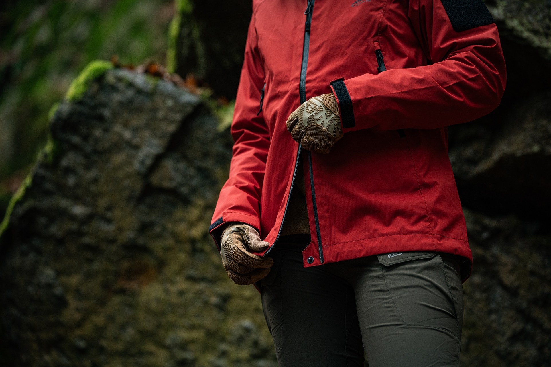 Kurtka damska Helikon Squall Hardshell - Crimson Sky