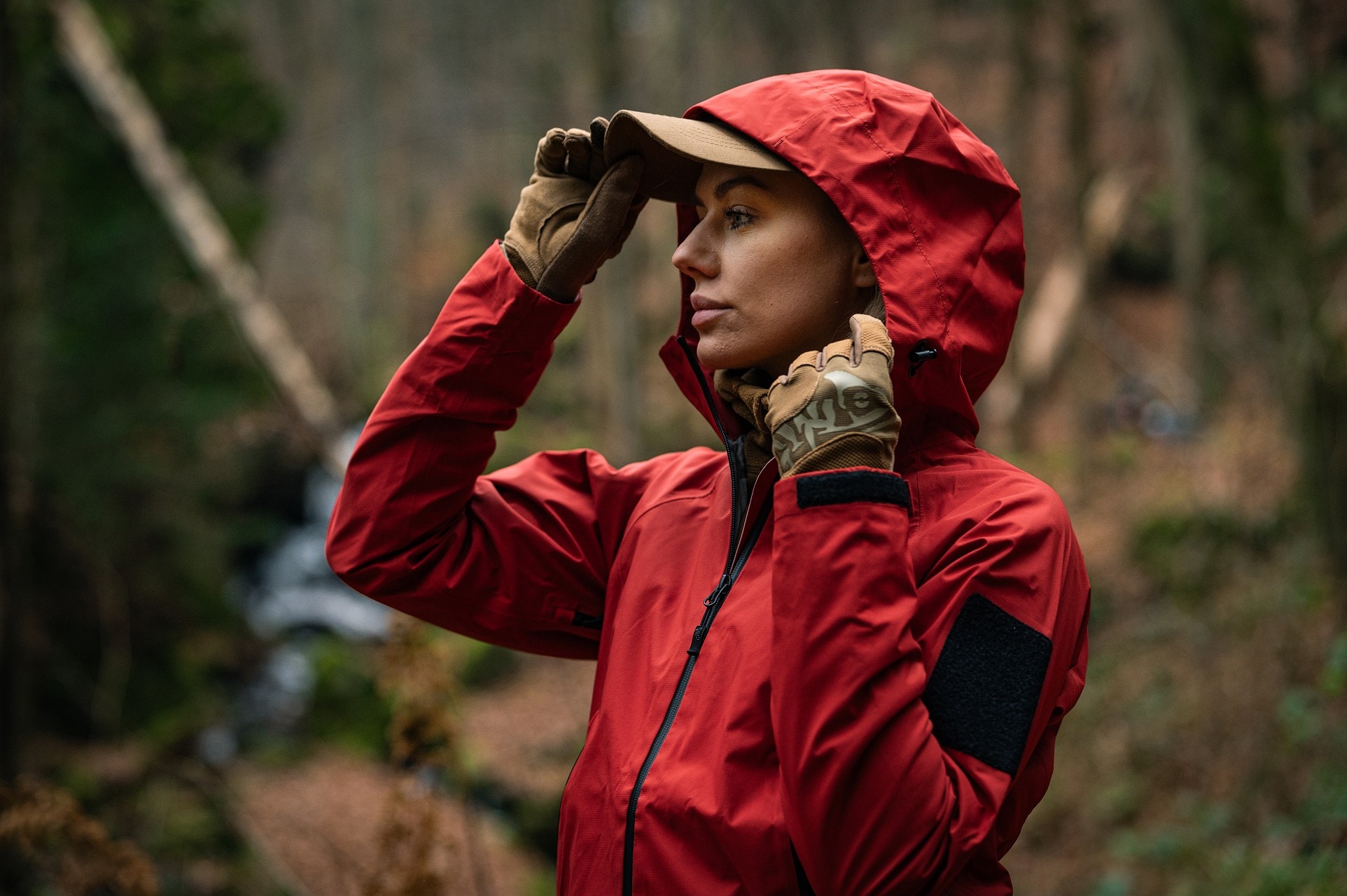 Kurtka damska Helikon-Tex Squall Hardshell - Crimson Sky