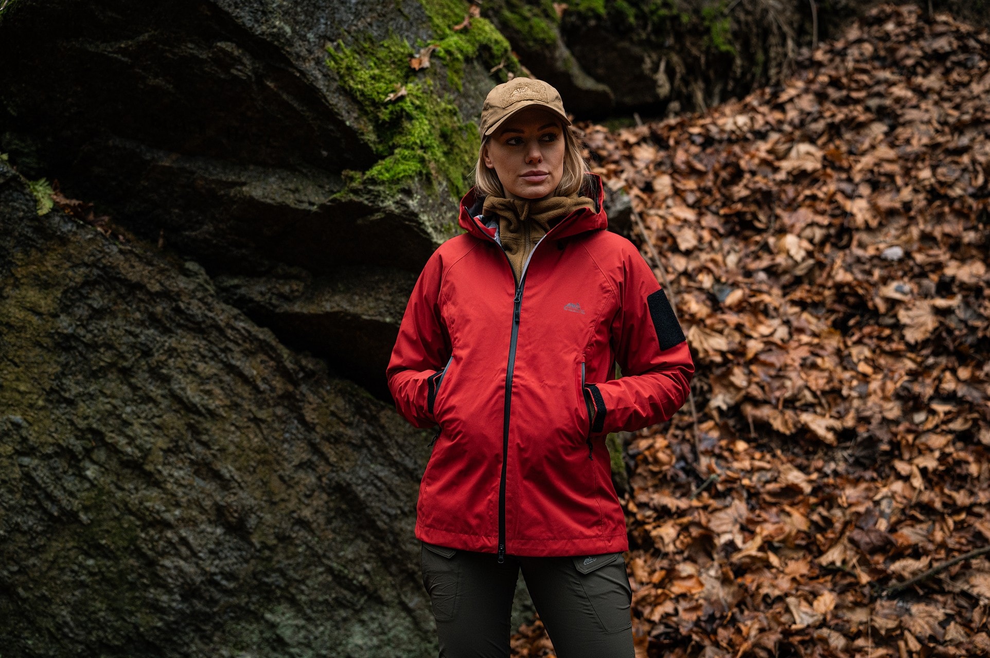 Kurtka damska Helikon-Tex Squall Hardshell - Crimson Sky