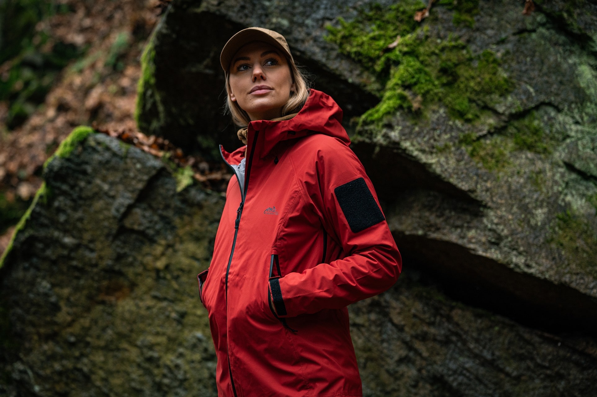 Kurtka damska Helikon-Tex Squall Hardshell - Crimson Sky