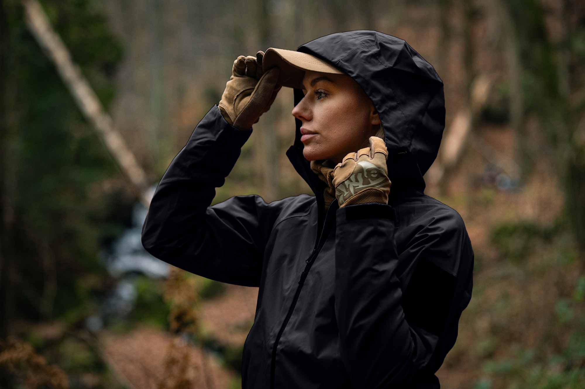 Kurtka damska Helikon-Tex Squall Hardshell - Black