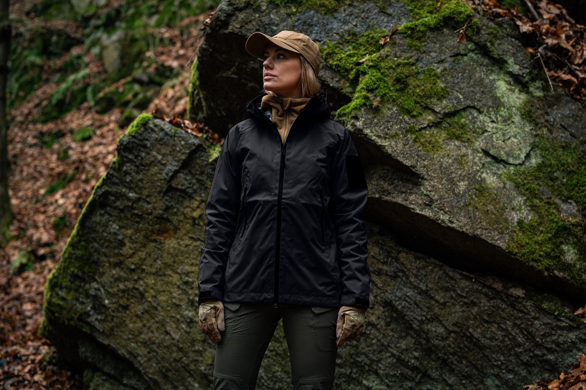 Kurtka damska Helikon-Tex Squall Hardshell - Black