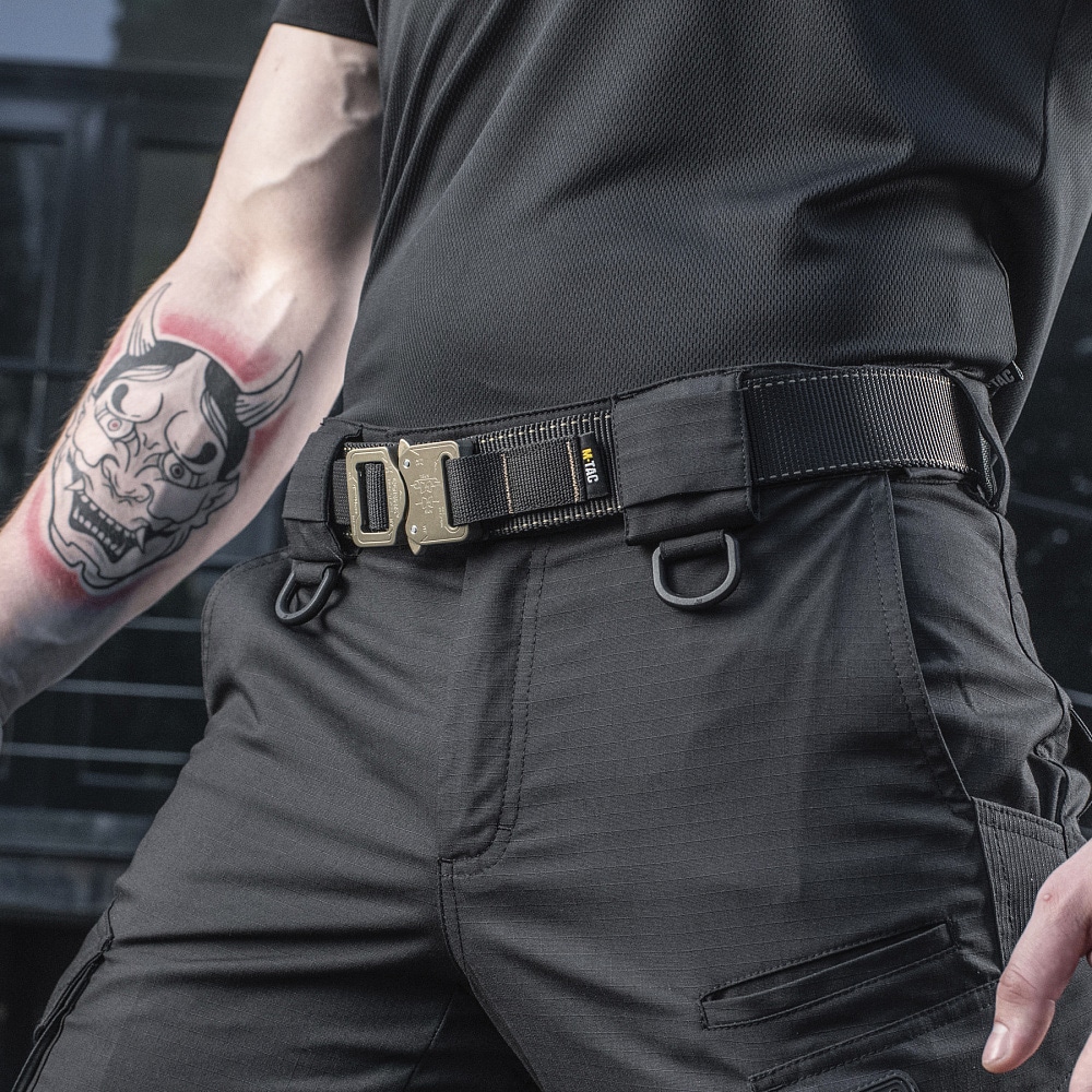 Тактичний ремінь M-Tac Cobra Buckle Belt - Black