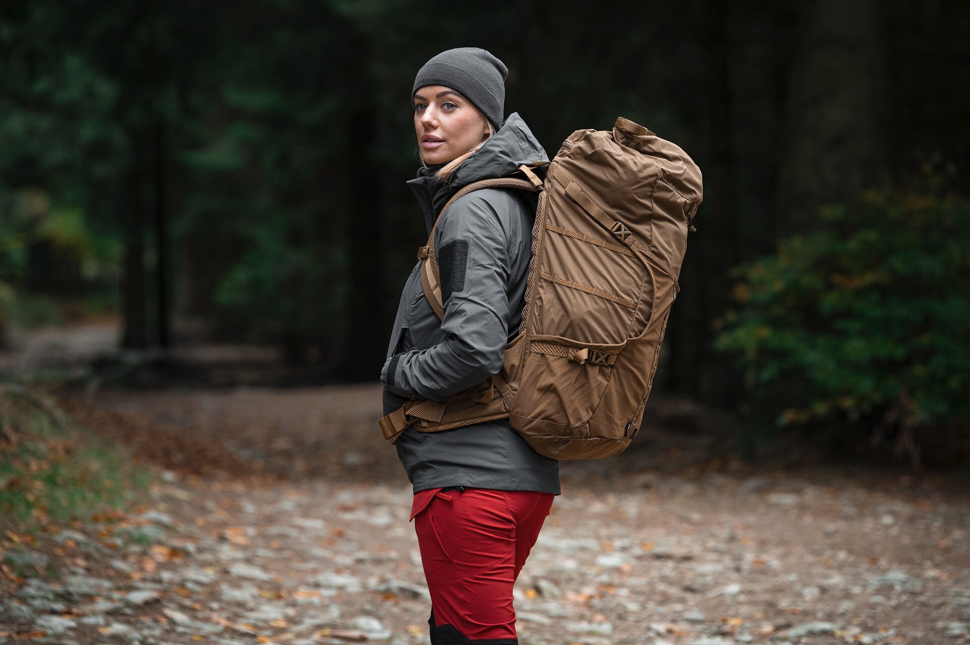 Kurtka damska Helikon Squall Hardshell - Shadow Grey