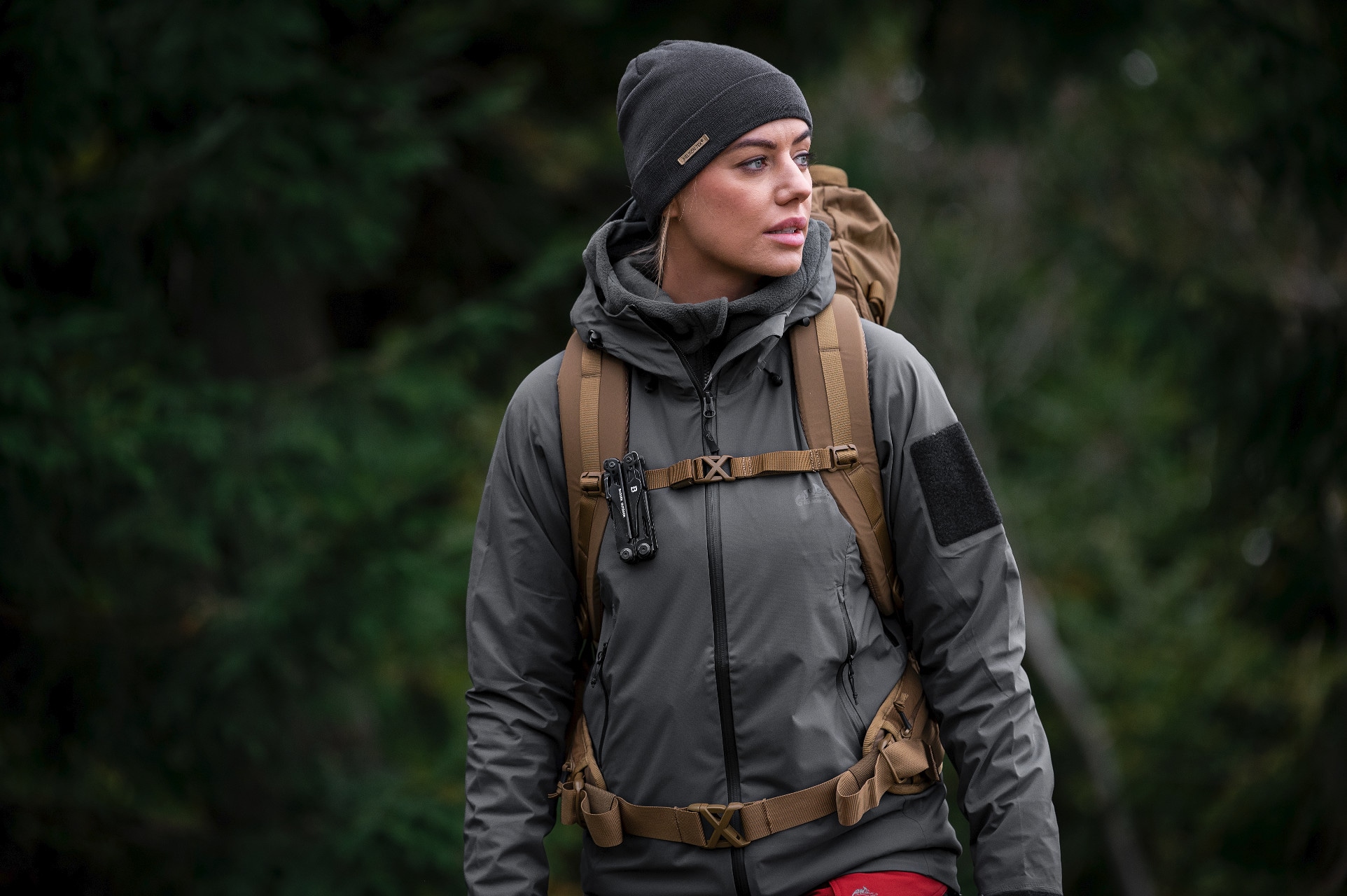 Kurtka damska Helikon Squall Hardshell - Shadow Grey