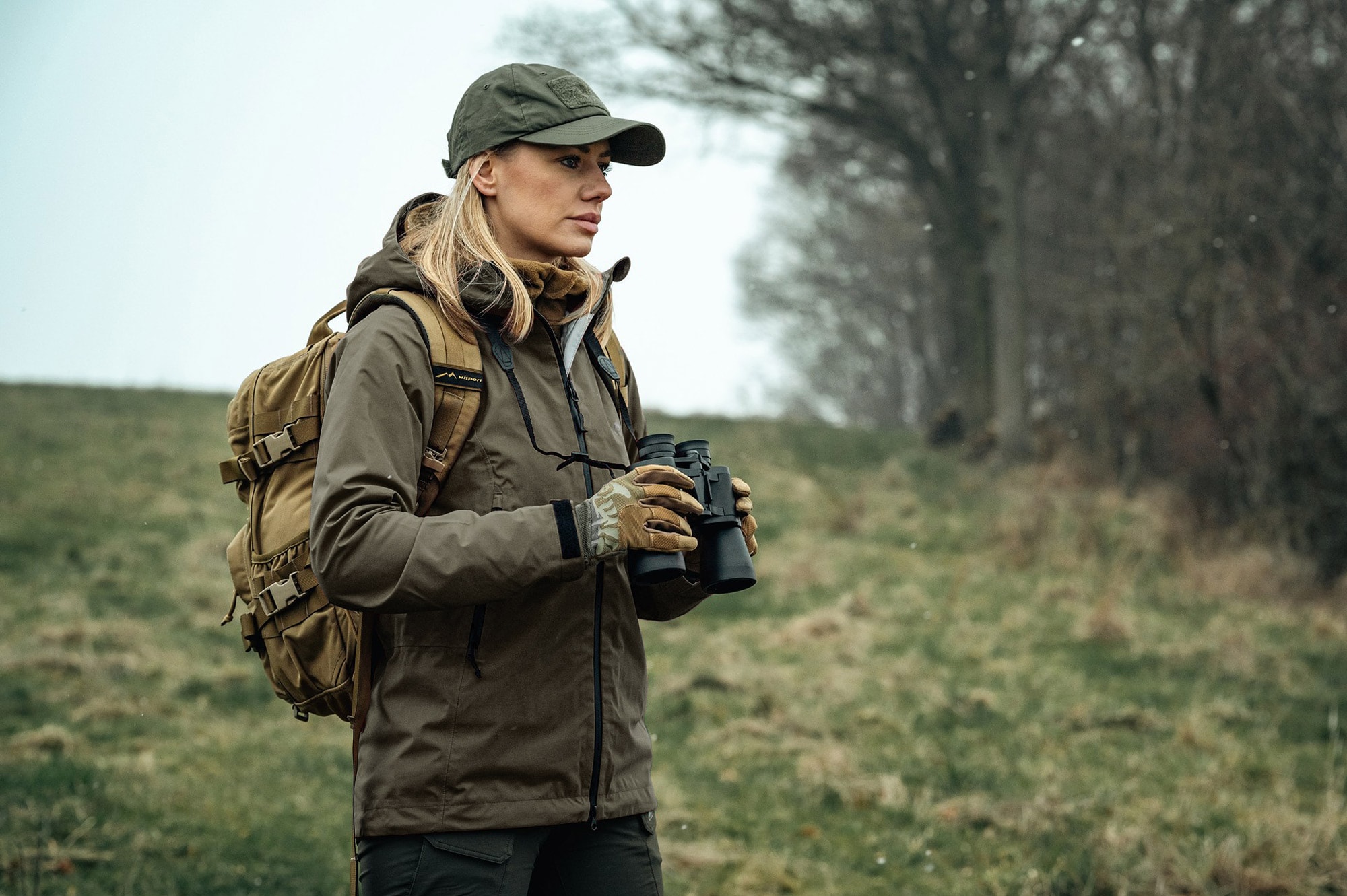 Kurtka damska Helikon-Tex Squall Hardshell - Taiga Green