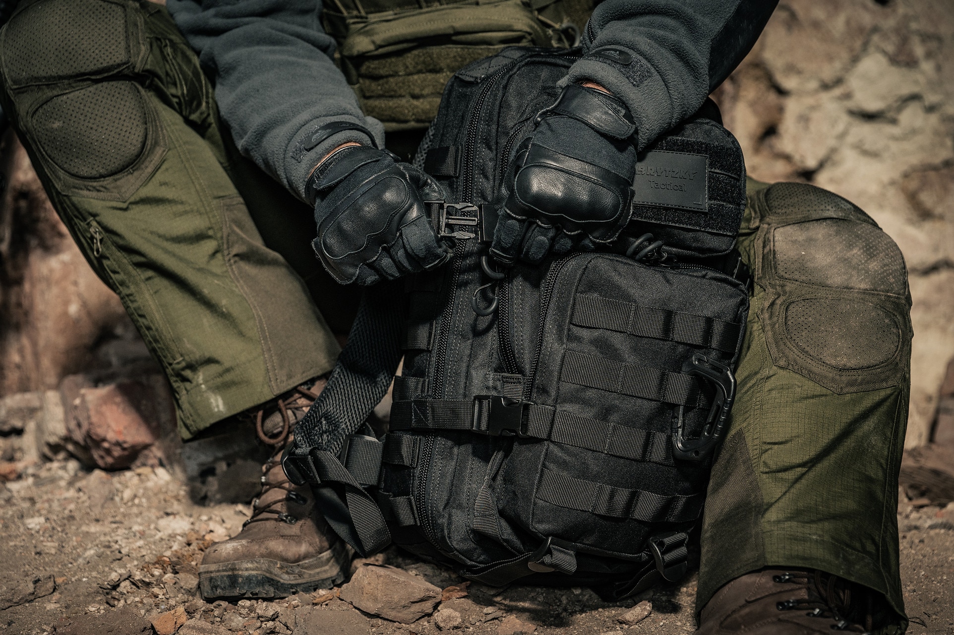 Rękawice taktyczne Mil-Tec - Black