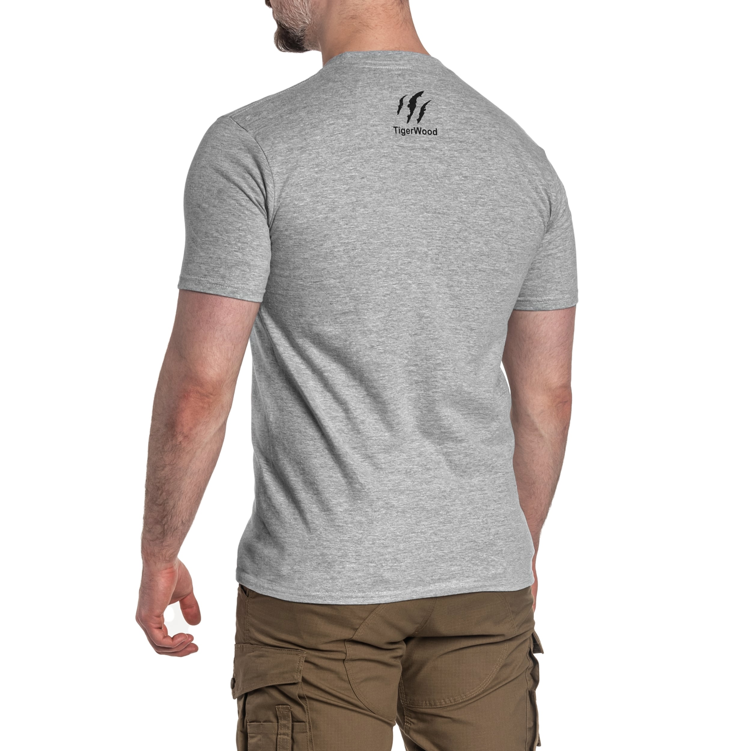 Koszulka T-Shirt TigerWood Punisher Military - Szara
