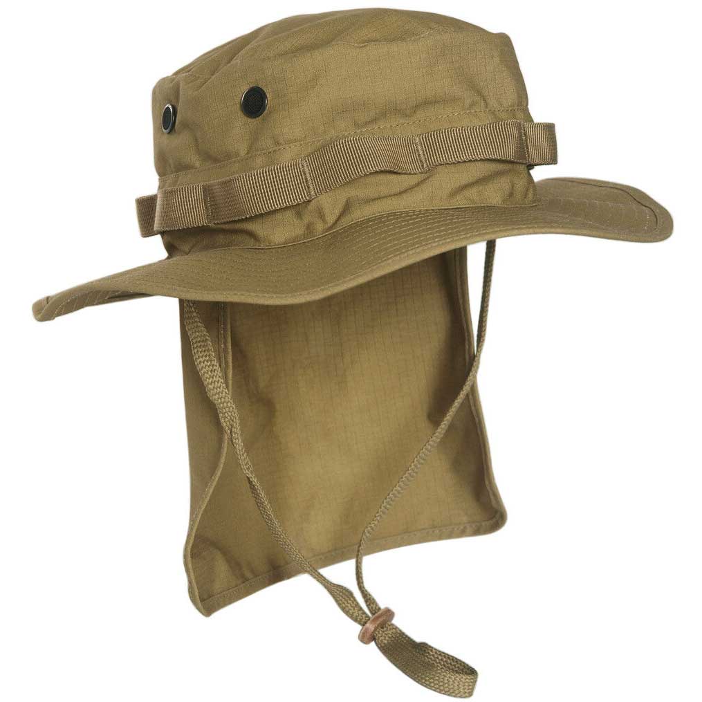 Капелюх Mil-Tec British R/S Boonie with Neck Flap - Coyote