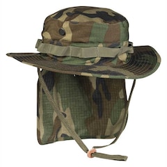 Kapelusz Mil-Tec British R/S Boonie with Neck Flap - Woodland