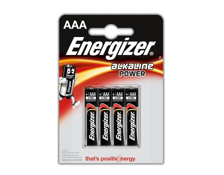 Батарейка Energizer AAA - 4 шт.