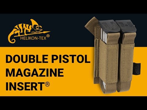 Podwójna ładownica Helikon Double Pistol Magazine Insert na magazynki pistoletowe - Black 