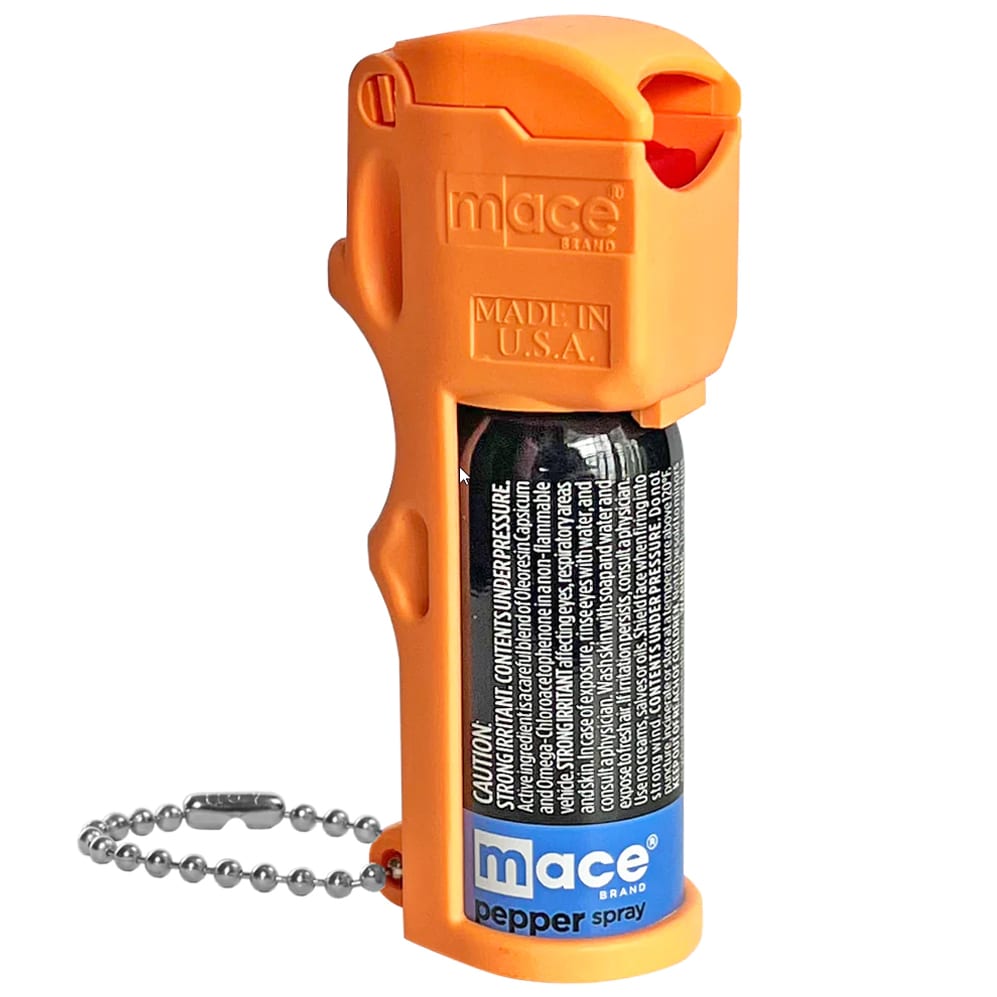 Gaz pieprzowy Mace Pocket Triple Action Neon Orange - strumień
