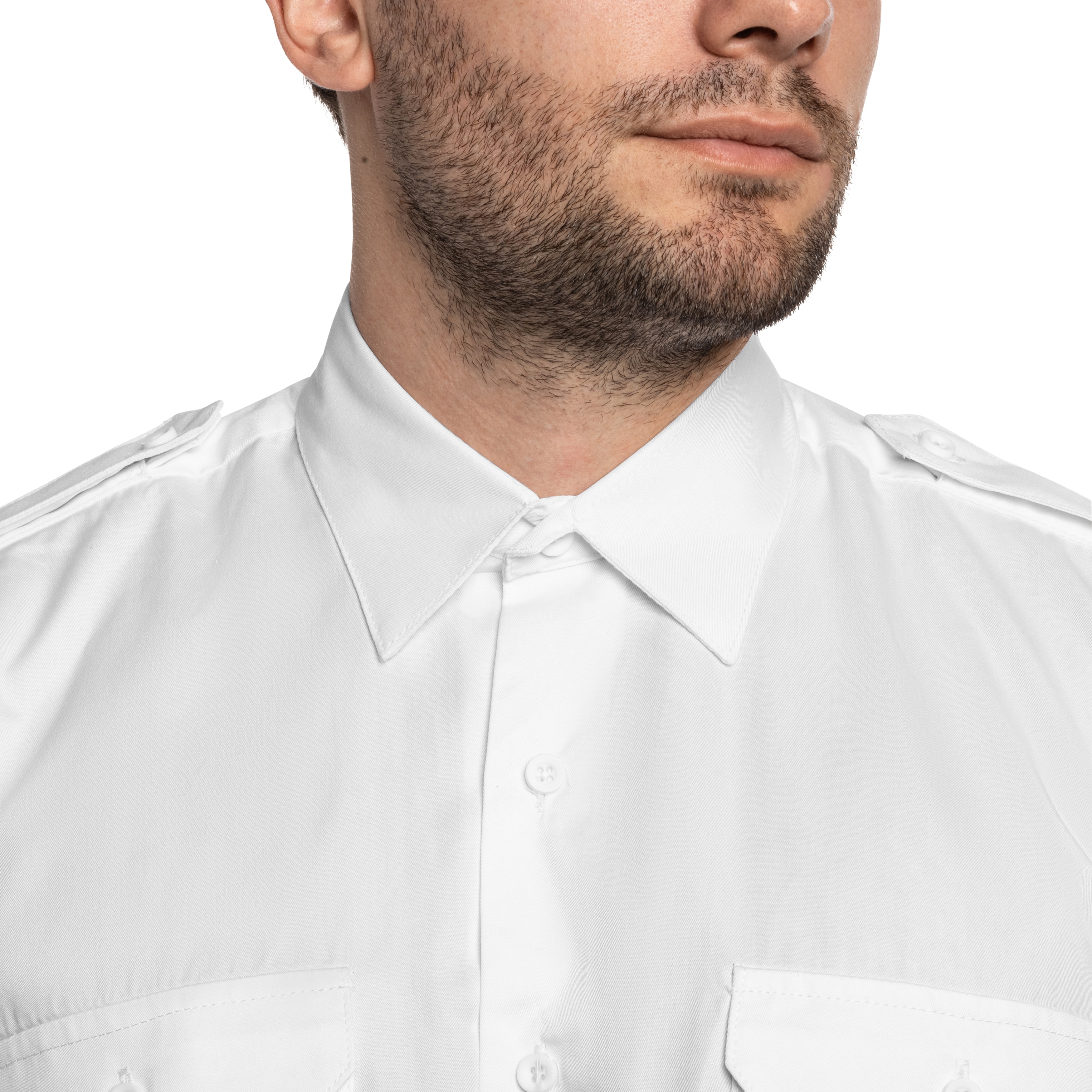 Сорочка Mil-Tec Service Long Sleeve Shirt - White