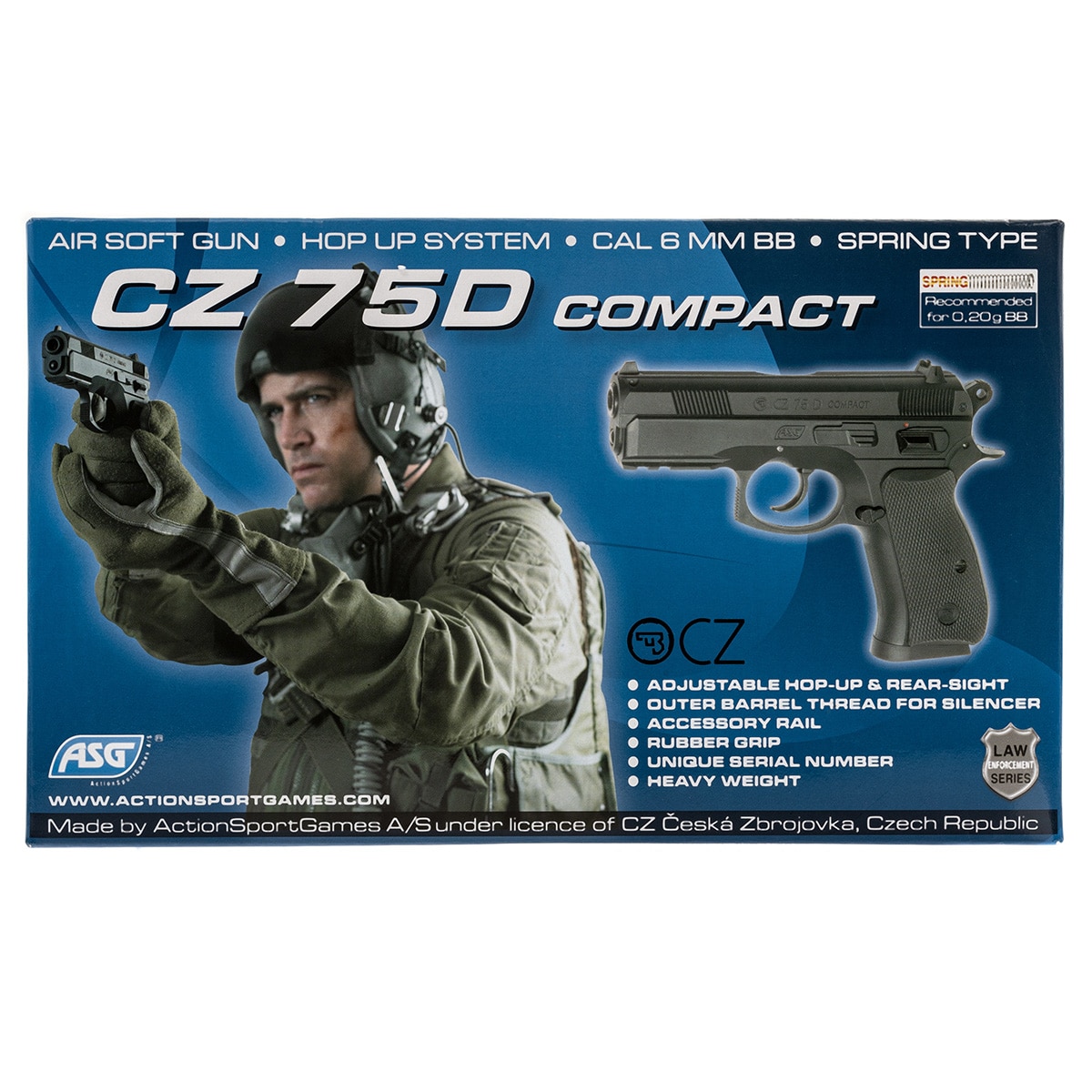 Pistolet ASG CZ 75D Compact