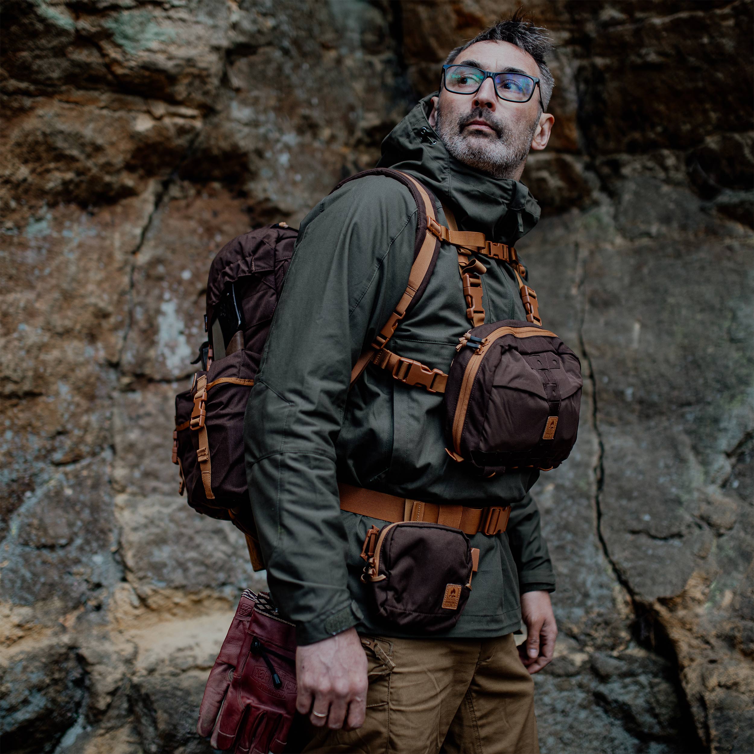 Torba Helikon-Tex Chest Pack Numbat Earth Brown/Clay
