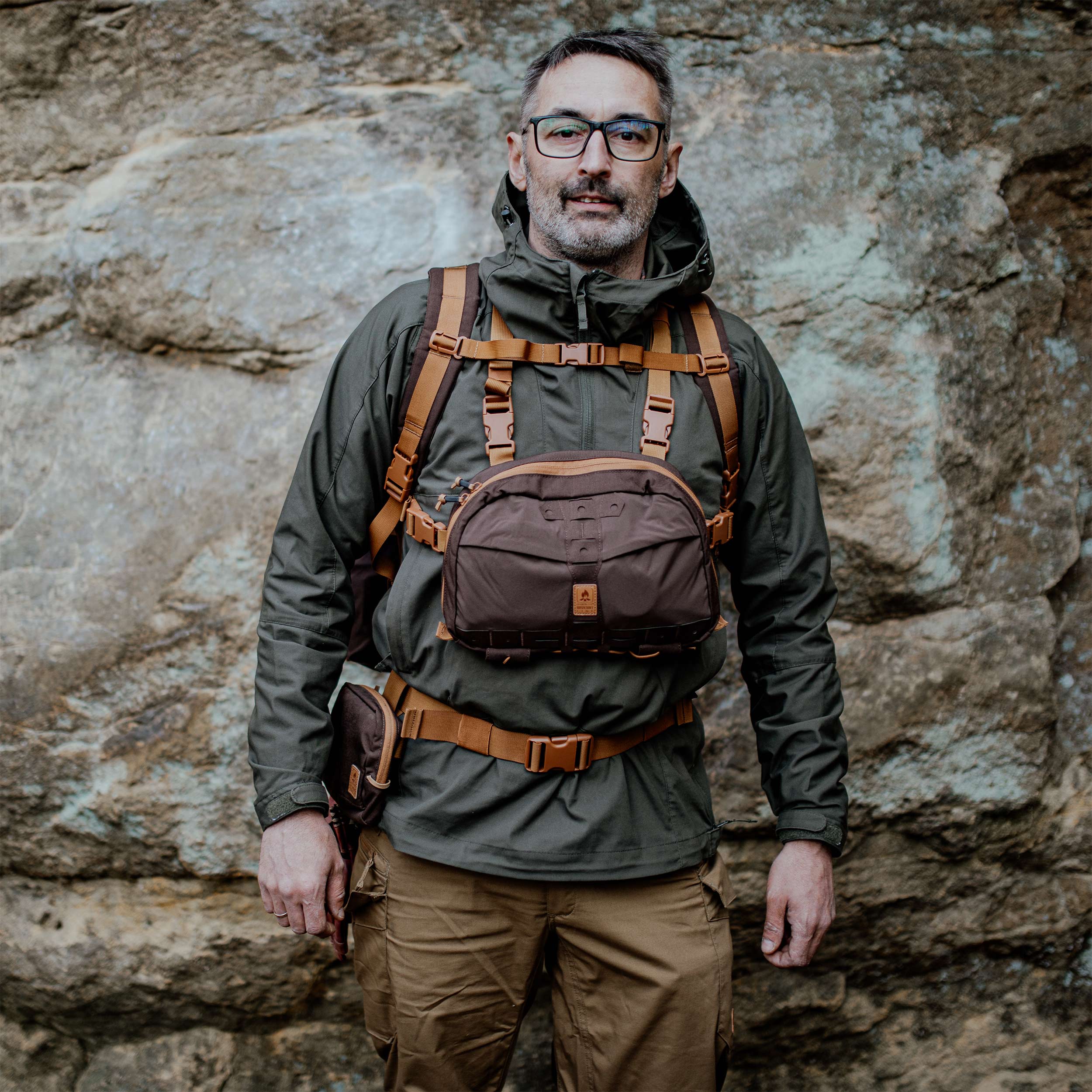 Torba Helikon-Tex Chest Pack Numbat Earth Brown/Clay