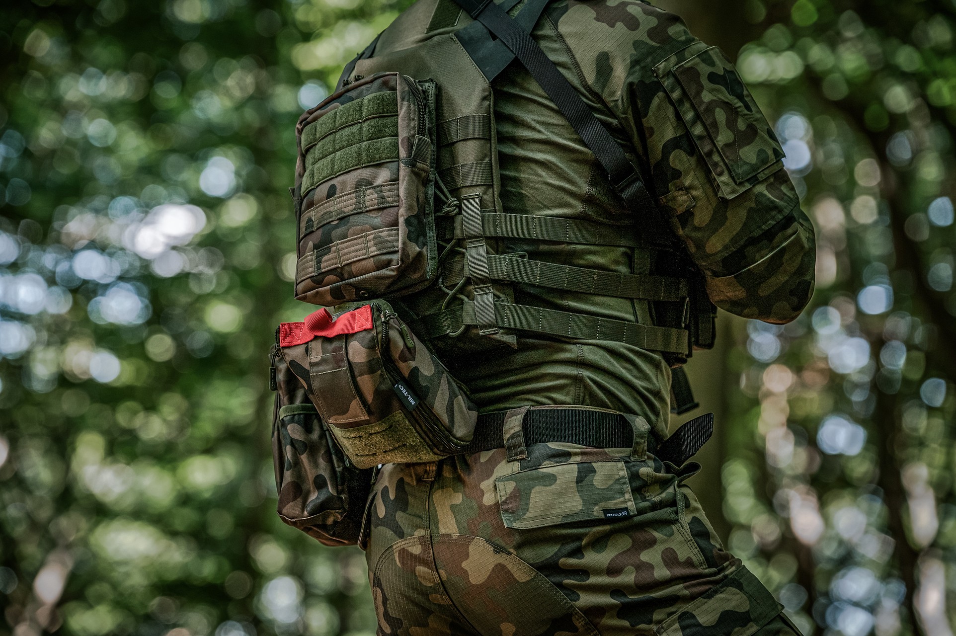Kamizelka taktyczna Mil-Tec Plate Carrier Gen. 2 Olive