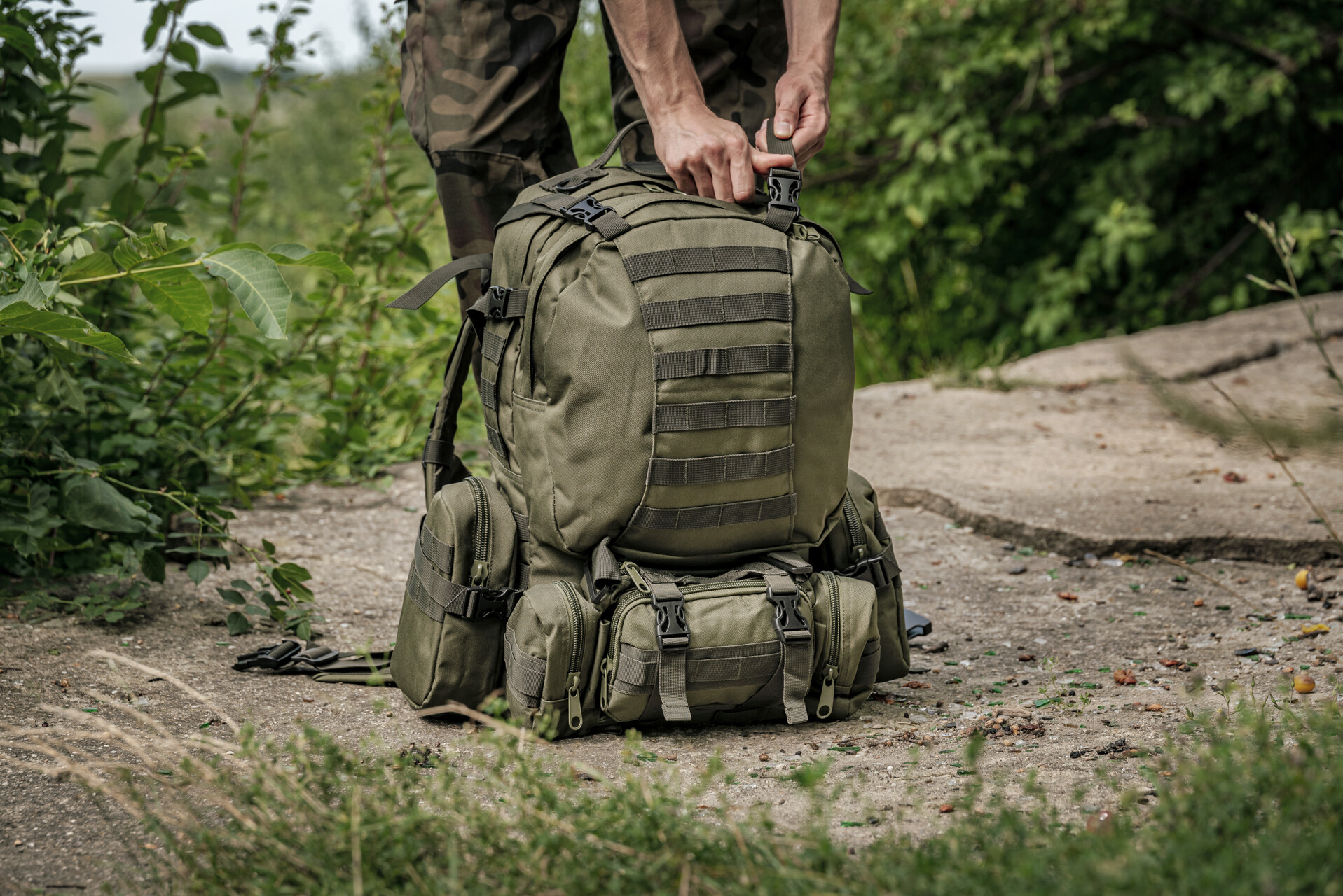 Plecak Mil-Tec Defense Pack Assembly 36 l - Olive