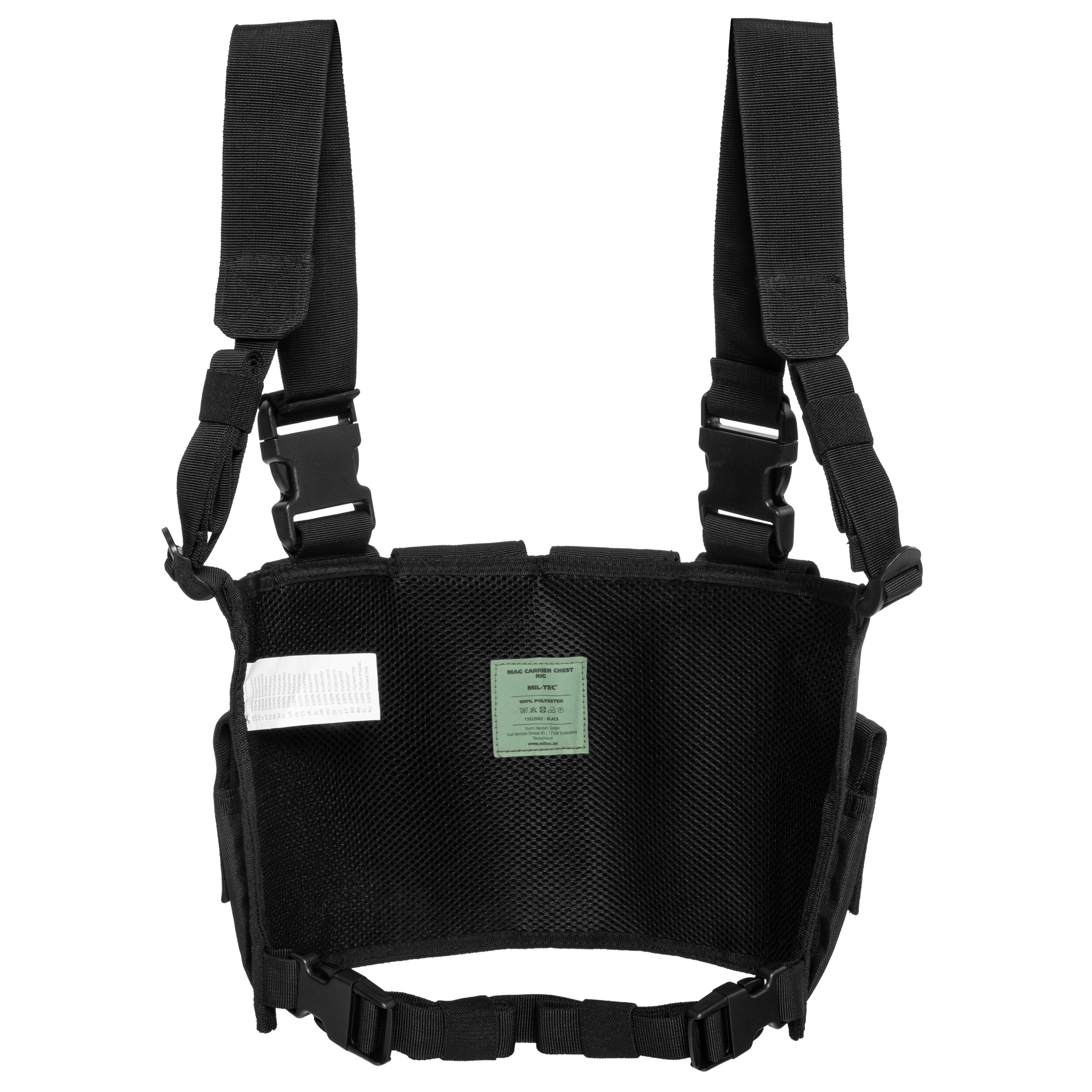 Ремінно-плечова система Mil-Tec Mag Carrier Chest Rig - Black