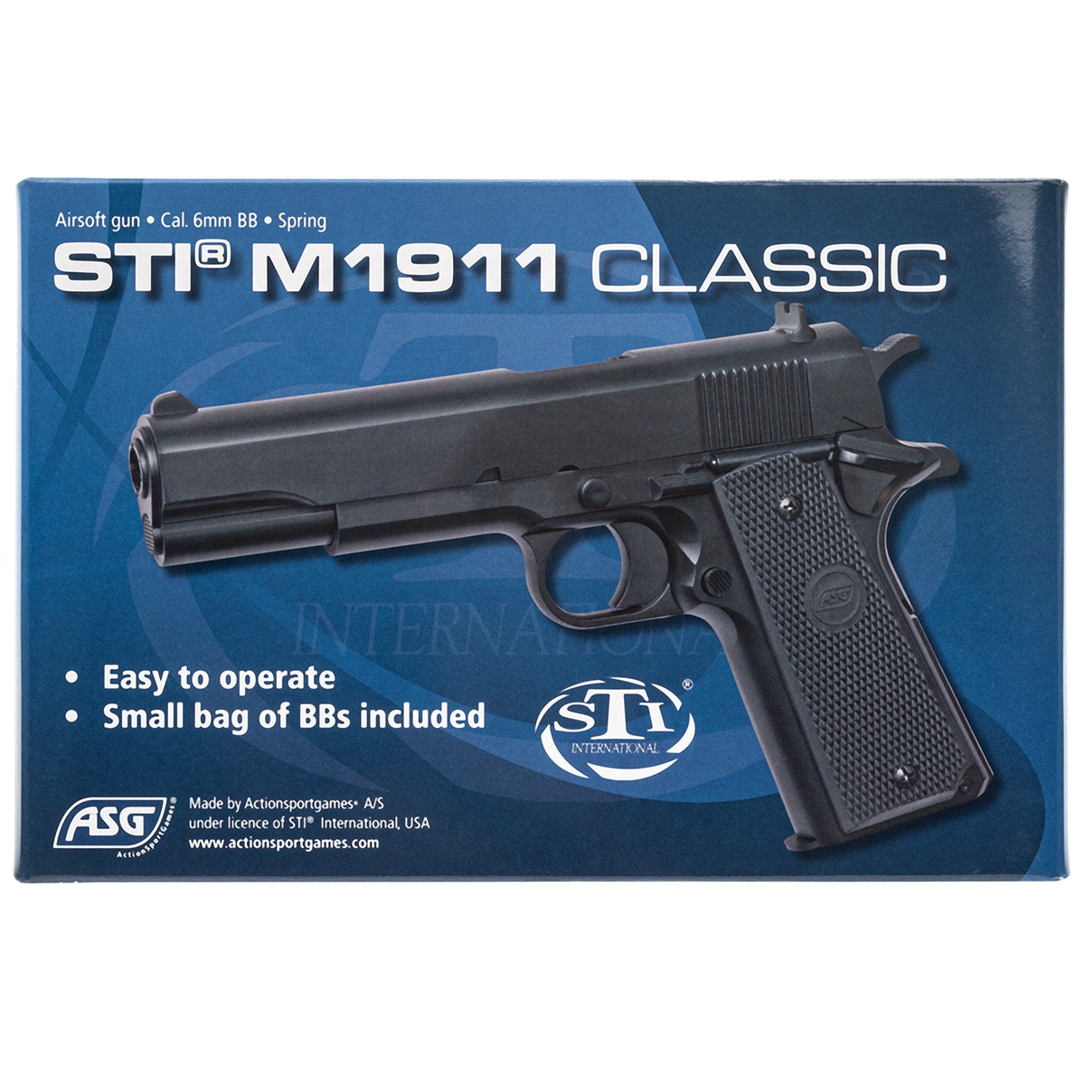 Пістолет ASG STI M1911 Classic