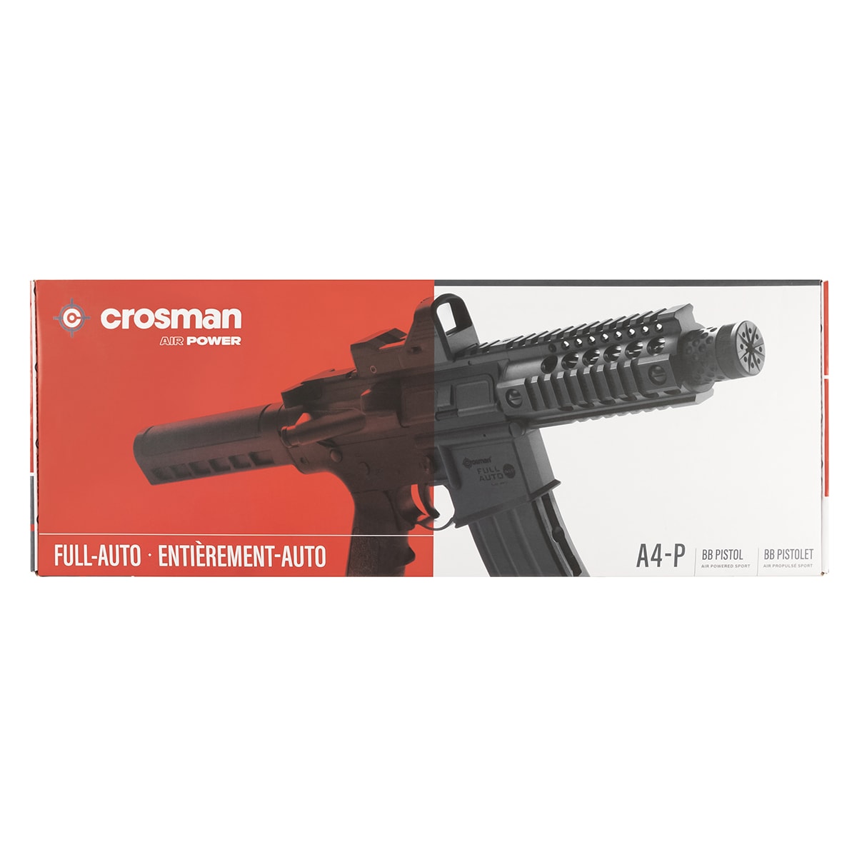 Wiatrówka Crosman A4-P Full Auto AR Pistol z kolimatorem