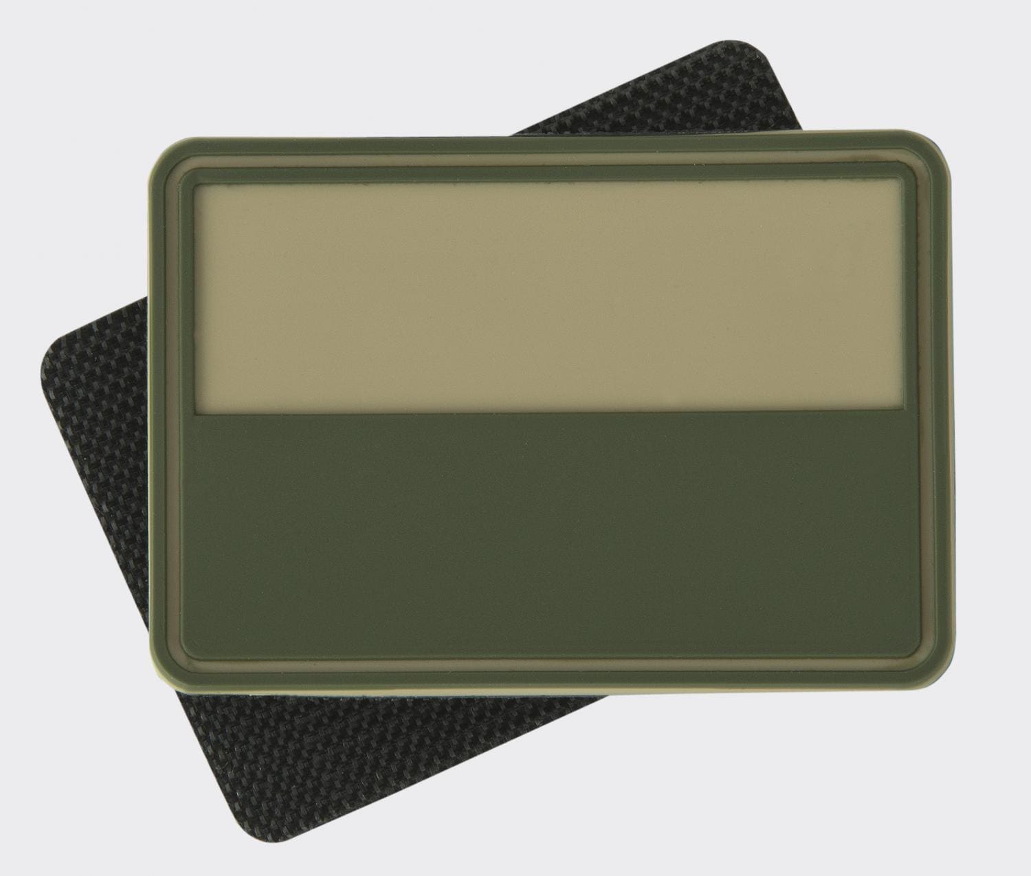 Emblemat velcro flaga Polska PVC Khaki -2 szt.