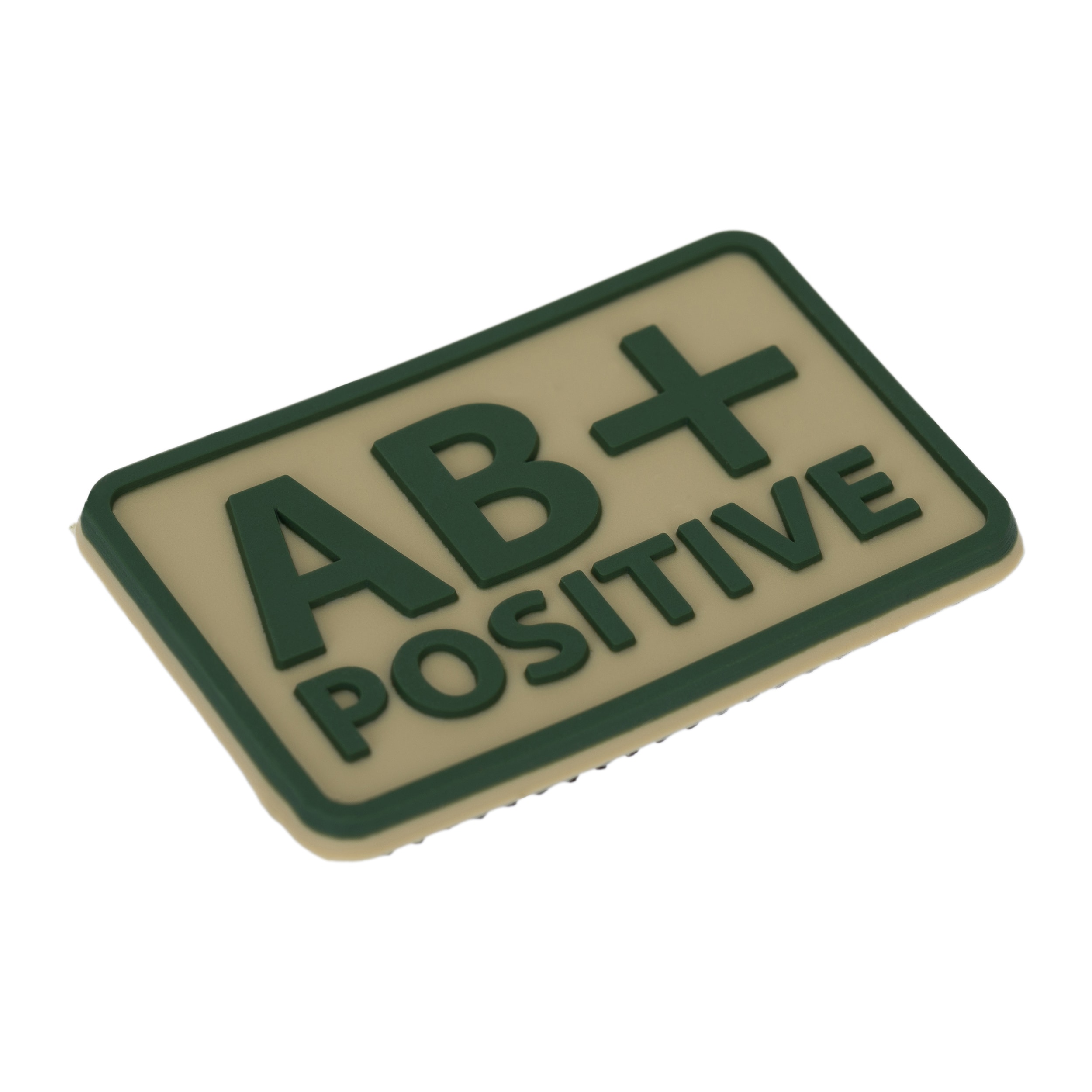 Emblemat grupa krwi AB Rh+ Khaki - 2 szt.