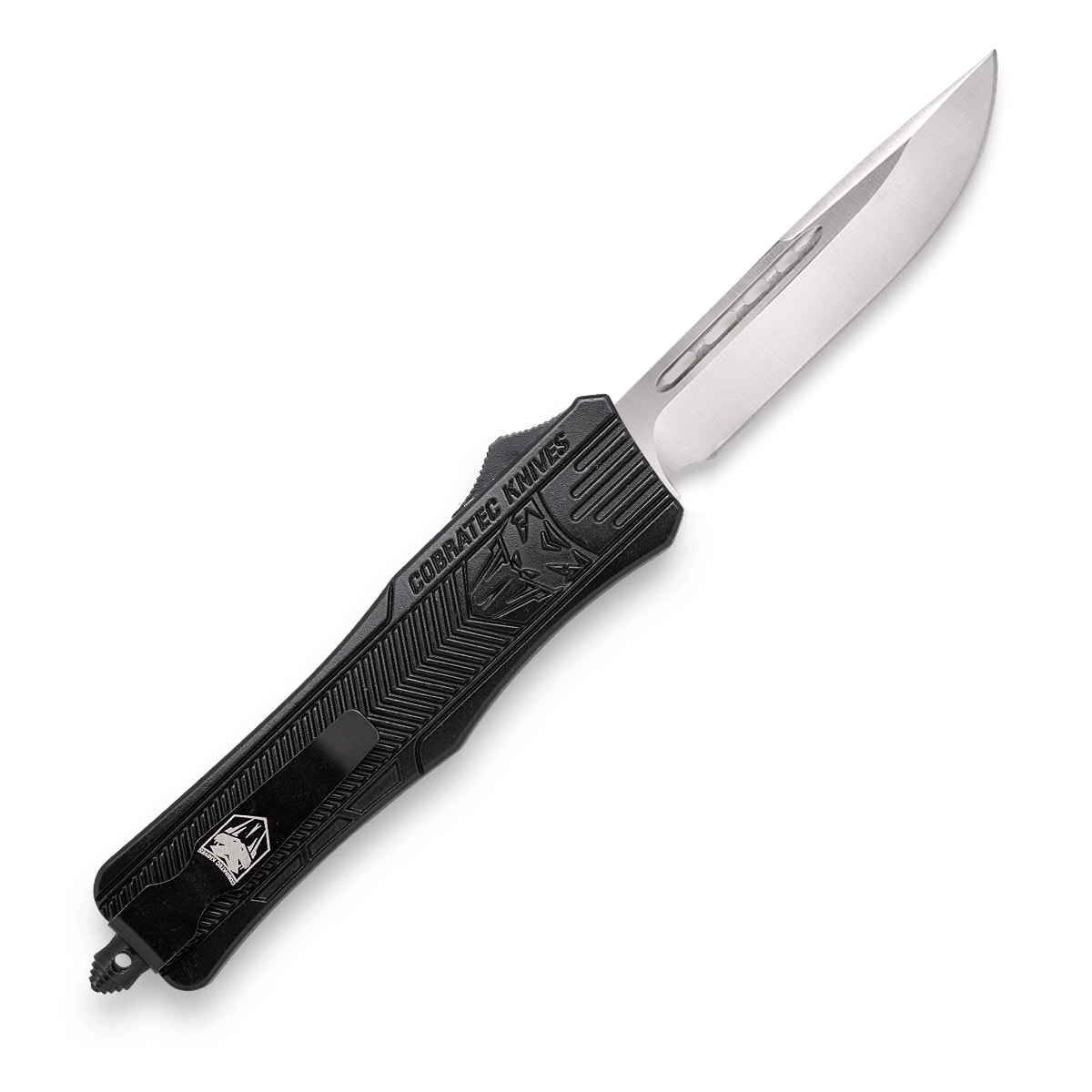 Nóż sprężynowy CobraTec D2 Medium CTK-1 OTF - Black