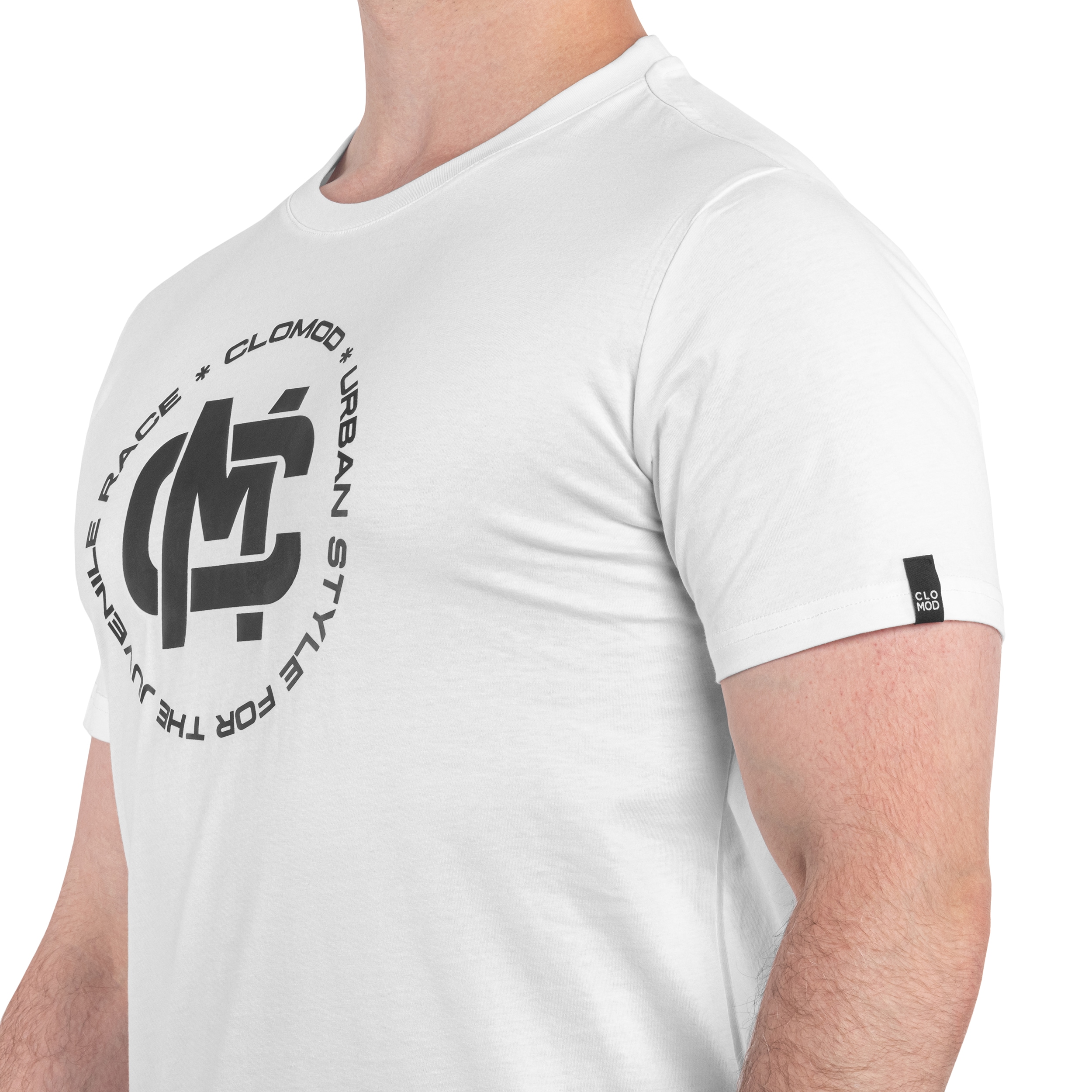 Koszulka T-shirt Pentagon CloMod Initials - White