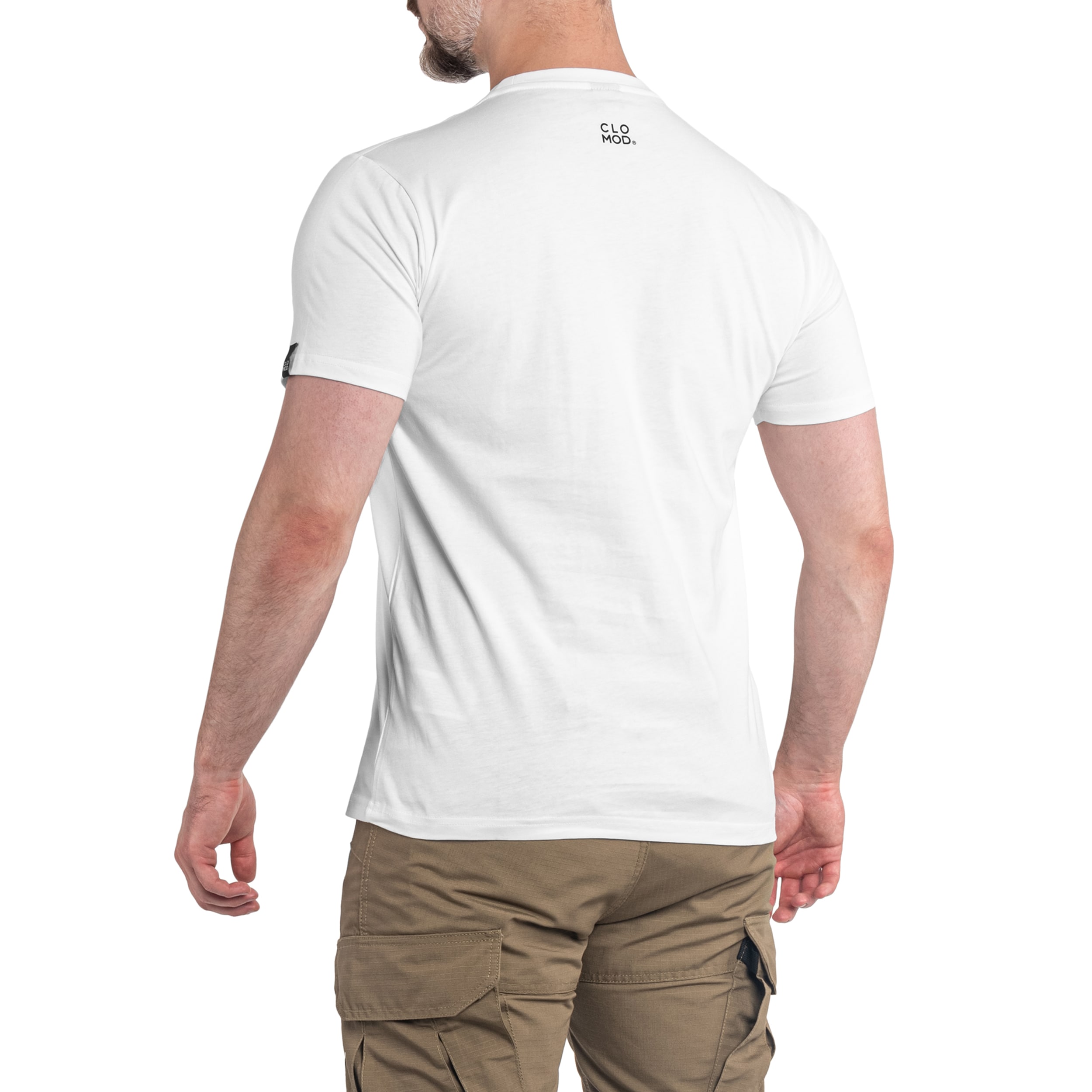 Koszulka T-shirt Pentagon CloMod Initials - White