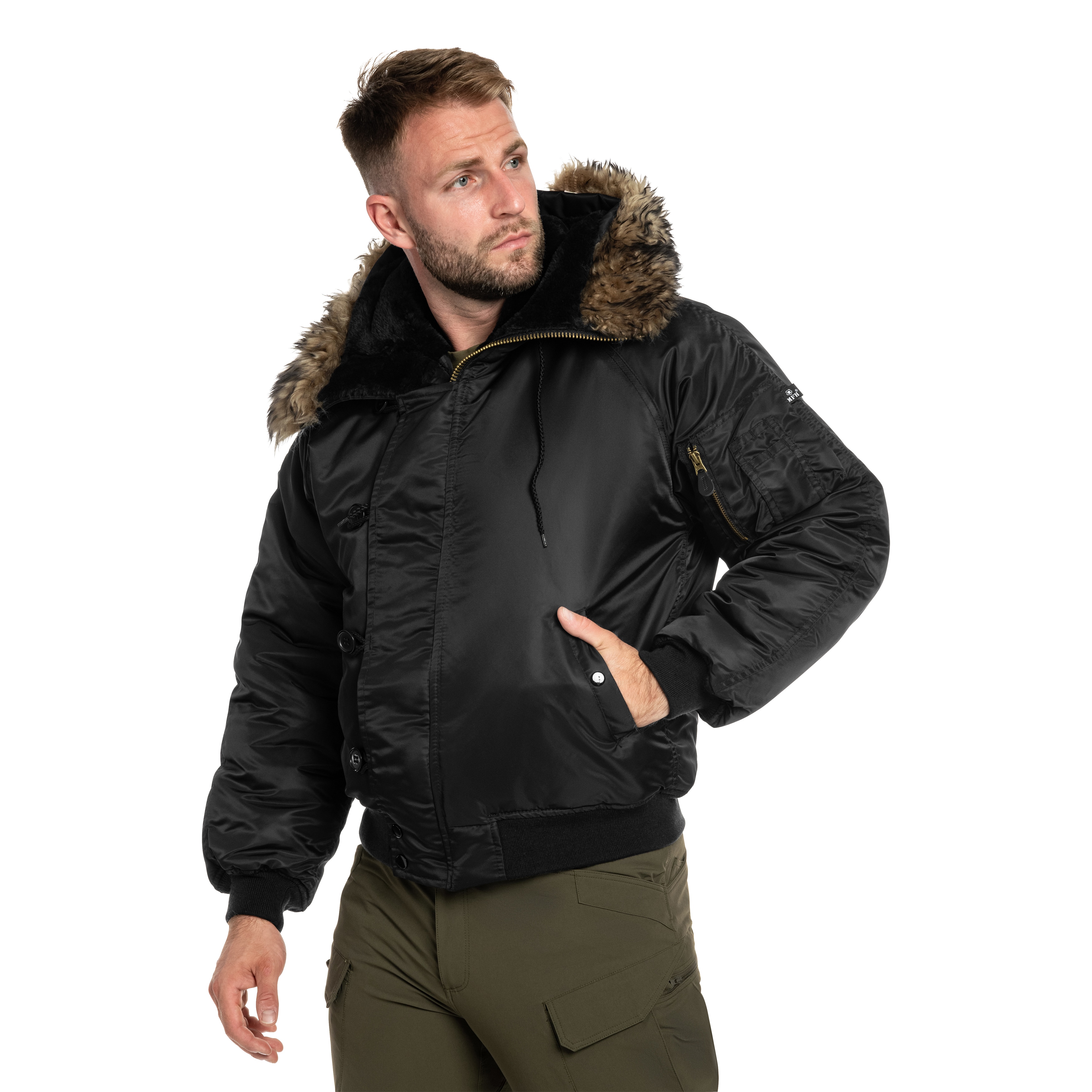 Kurtka MFH US Polar Jacket N2B - Black