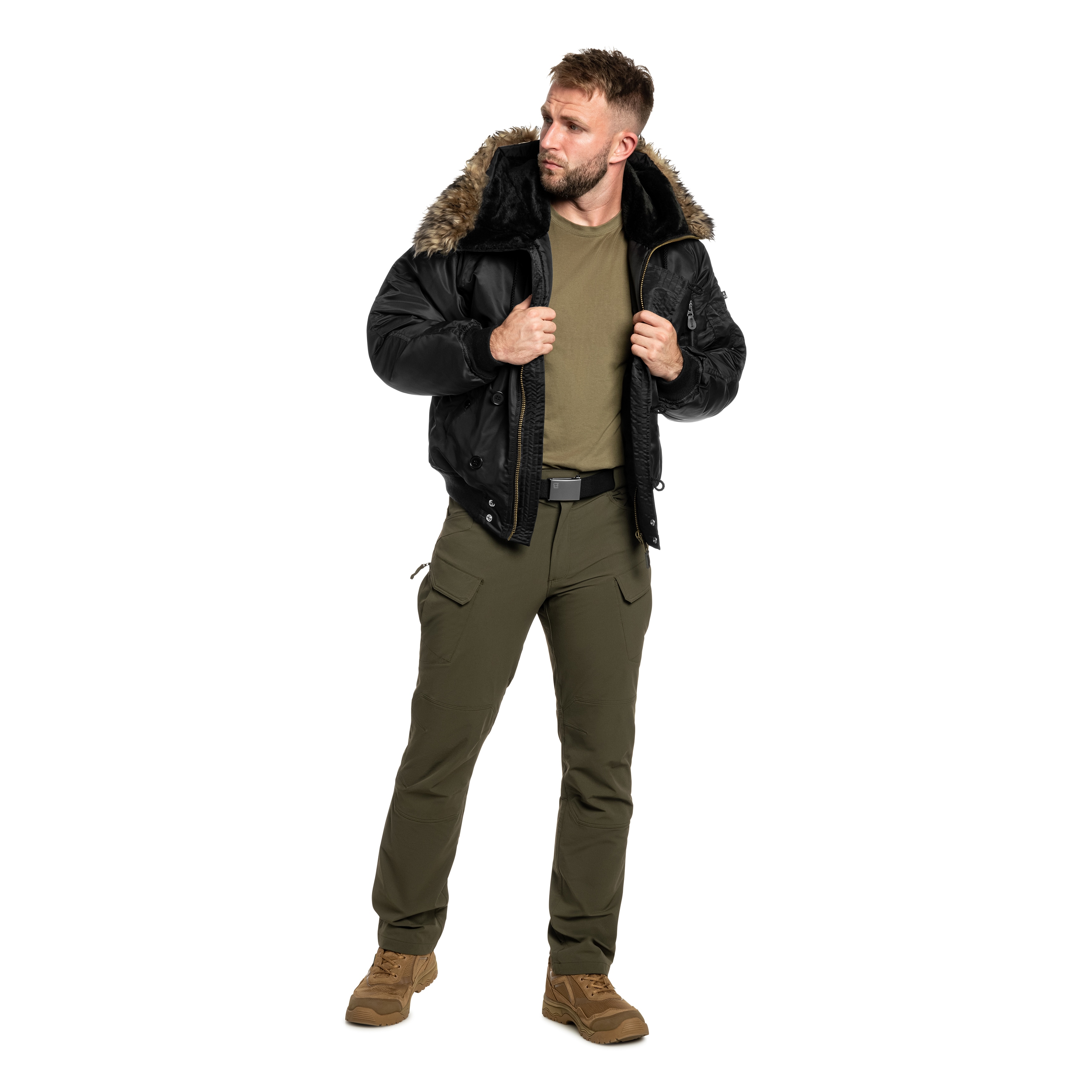 Kurtka MFH US Polar Jacket N2B - Black