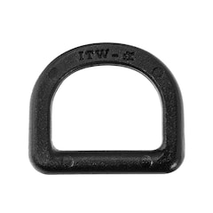 Klamra Wisport półkole 20 mm 5 szt. - Black